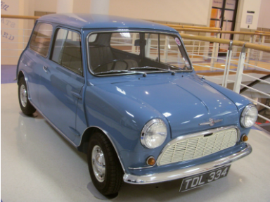 Blue 1959 Morris Mini-Minor